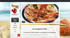 Desktop Screenshot of langostafeliz.com